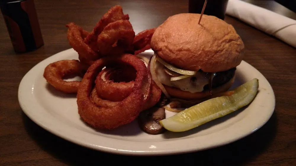 Mushroom Swiss Burger